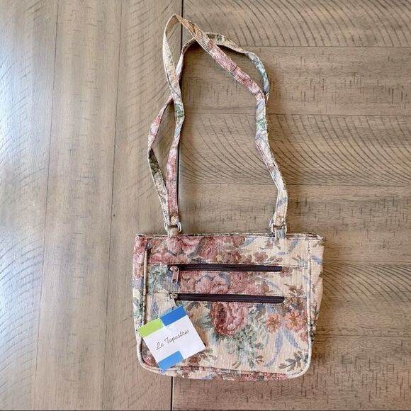 Le Tapestrie Rose Theme Shoulder Bag - Picture 1 of 8